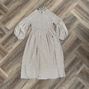 Polagram Dot Midi Dress